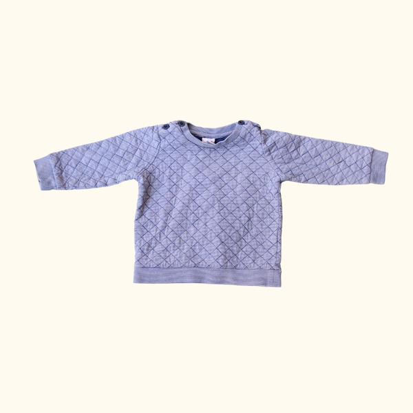 Blue Checkered Sweater