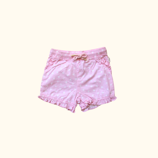 Pink Polkadot Shorts