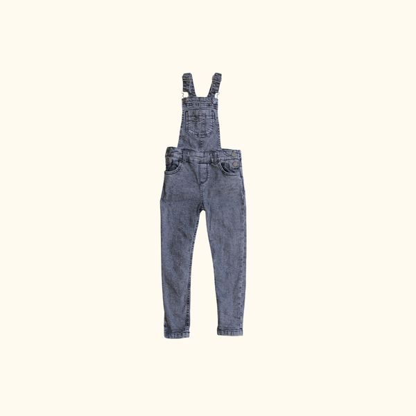 Black Denim Overalls