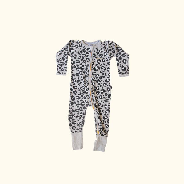 Grey Animal Print Wondersuit