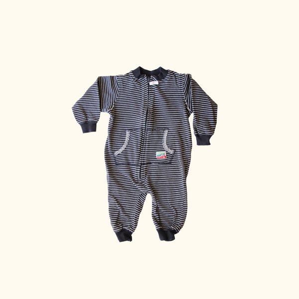 Blue Striped Onesie