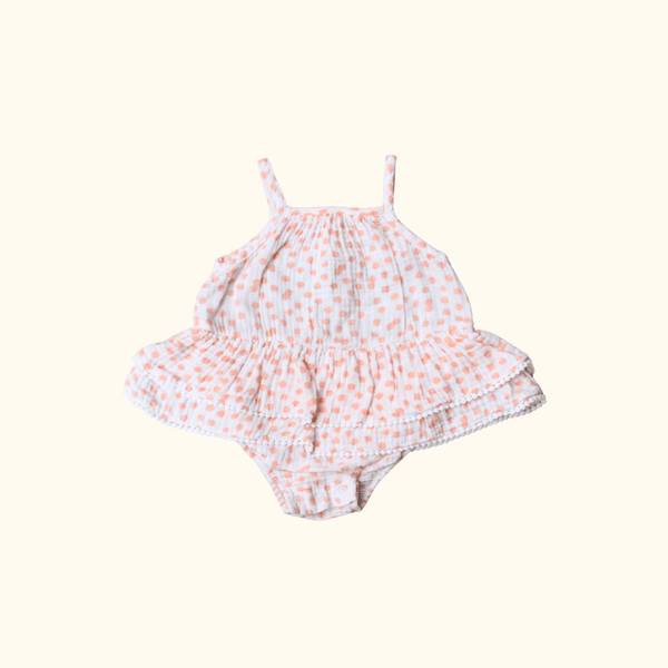 Polkadot Romper with Straps