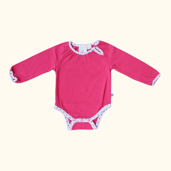 Red Long Sleeve Bodysuit