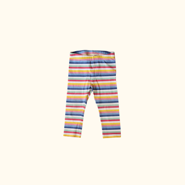 Multicoloured Striped Leggings