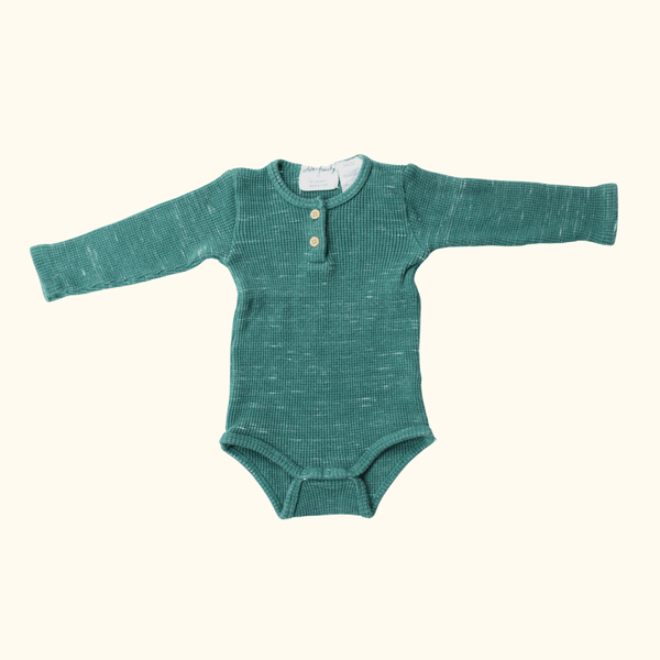 Green Rib Bodysuit