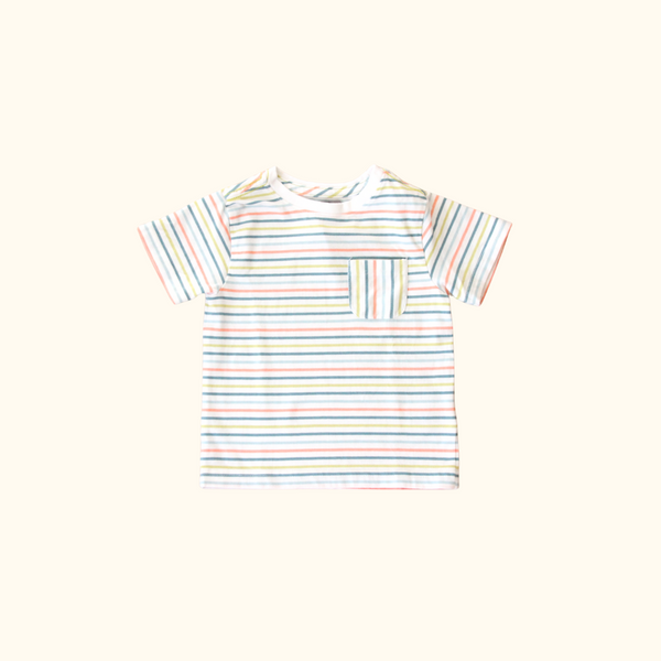 Multicoloured T-Shirt with Stripes