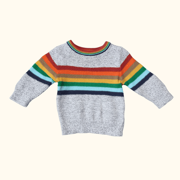 Grey Jumper with some Colour