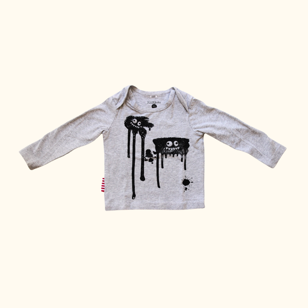 Grey T-Shirt with Graphic