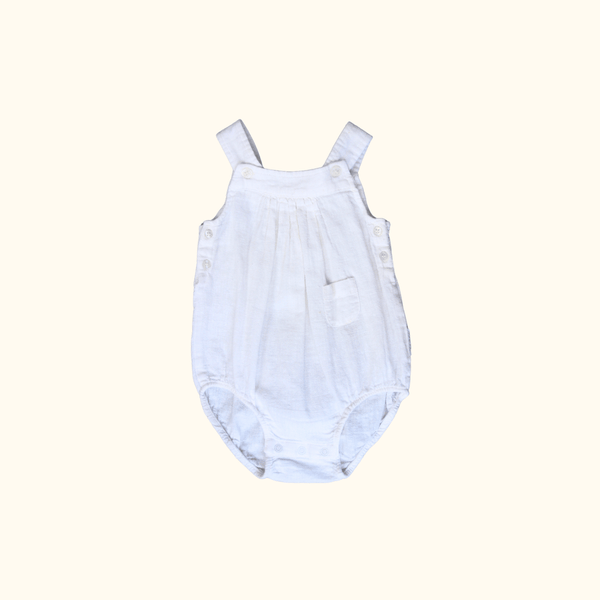 Classic White Romper