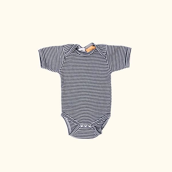 Black and White Striped Bodysuit