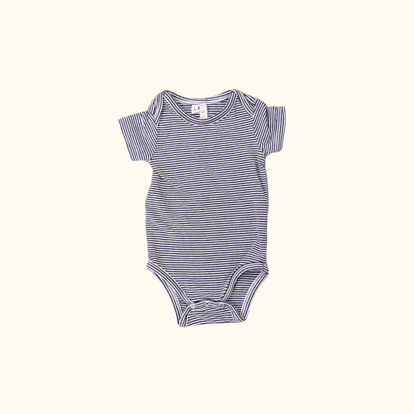 Black and White Striped Bodysuit