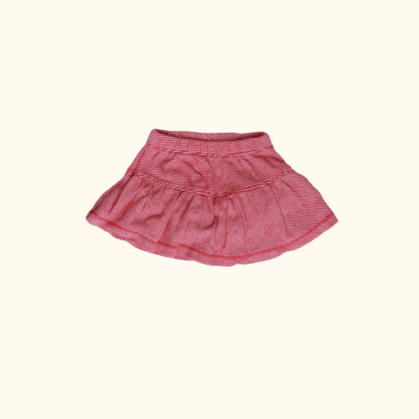 Red Striped Skorts