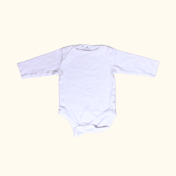 Classic White Longe Sleeve Bodysuit