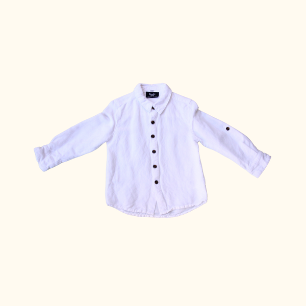 White Linen Shirt