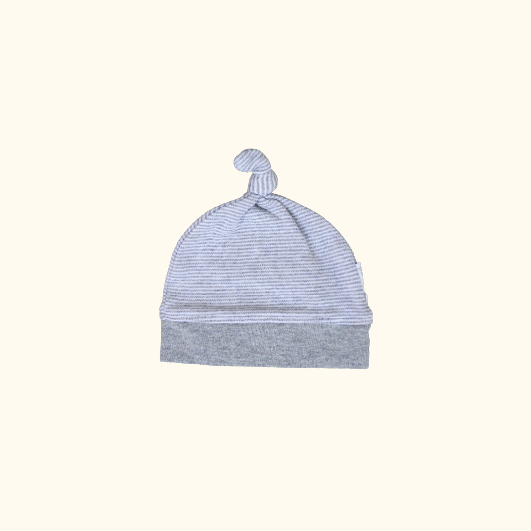 Grey Striped Hat