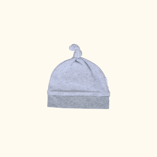 Grey Striped Hat