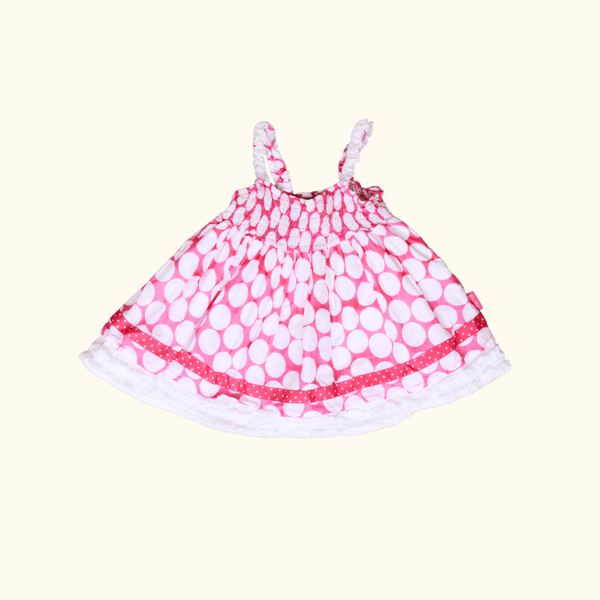 Pink Polkadot Dress