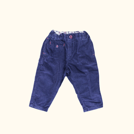 Navy Blue Corduroy Pants