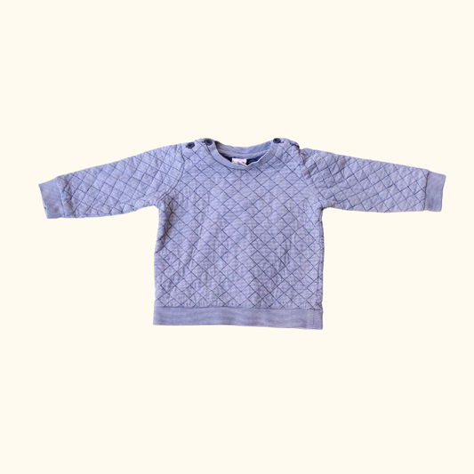 Blue Checkered Sweater