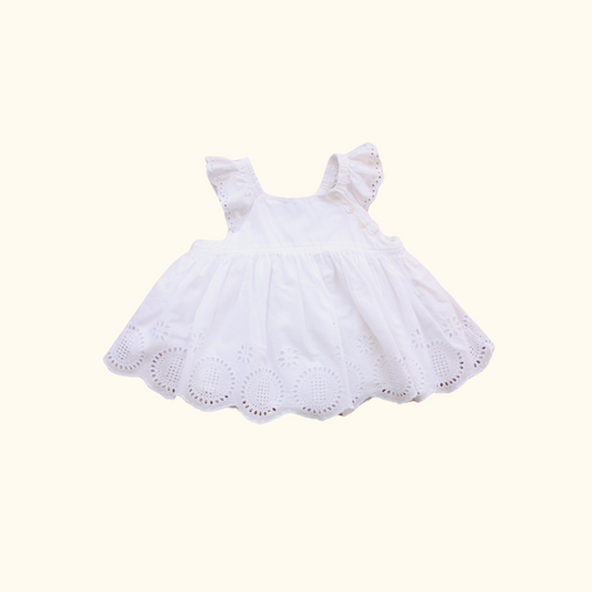 White Sleeveless Top