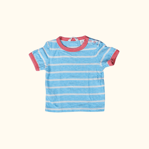 Blue White and Red Striped T-Shirt