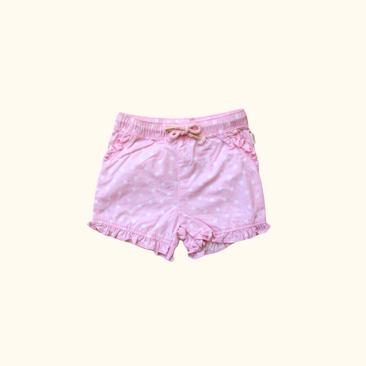Pink Polkadot Shorts