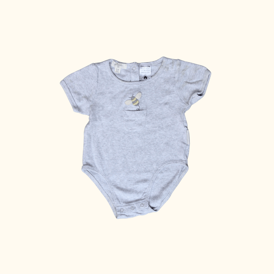 Grey Bodysuit with Bee