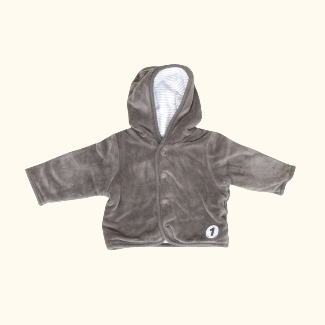 Brown Jacket with Hoodie