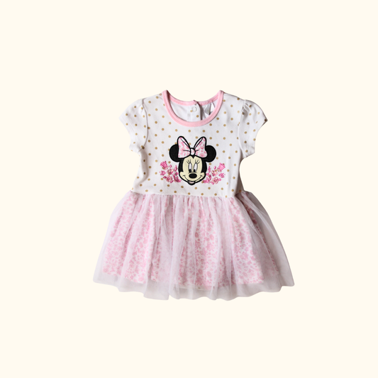 Pink Dress with Mickey Mouse