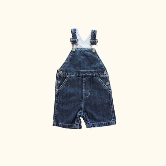 Denim Short Overalls