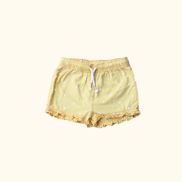 Yellow Polkadot Shorts