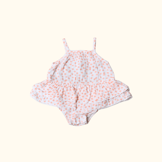 Polkadot Romper with Straps