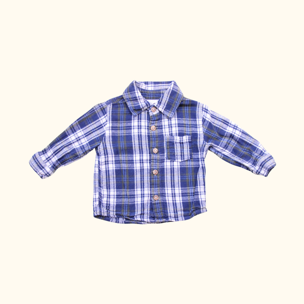 Blue Checkered Shirt