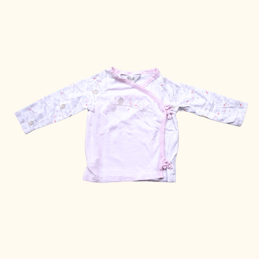 Write and Pink Wrap T-Shirt