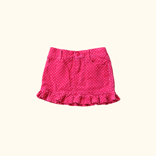 Pink Polkadot Skirt