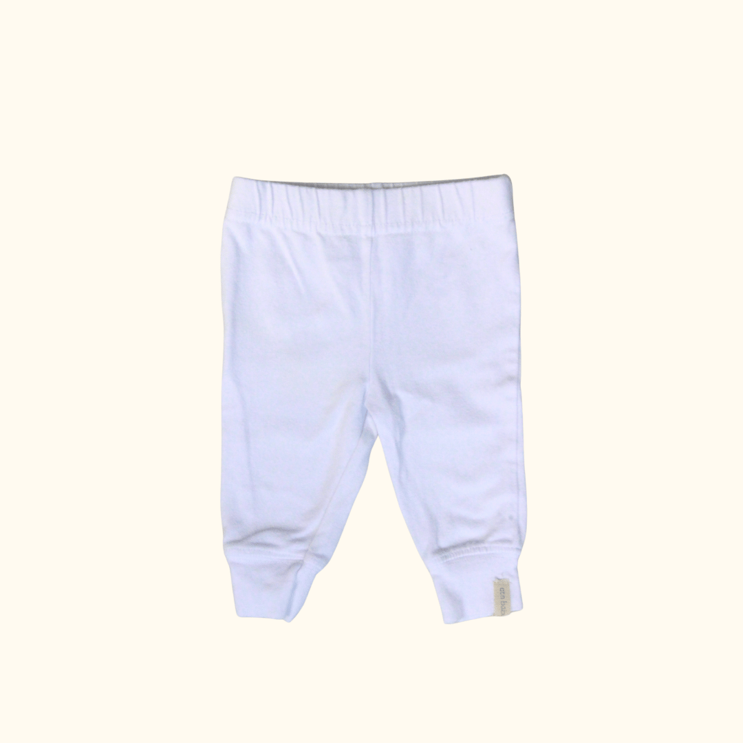 Classic White Joggers 
