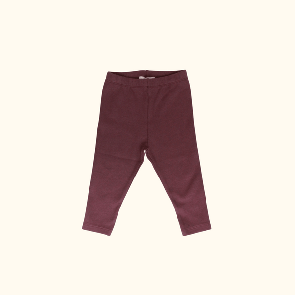 Purple Rib Leggings