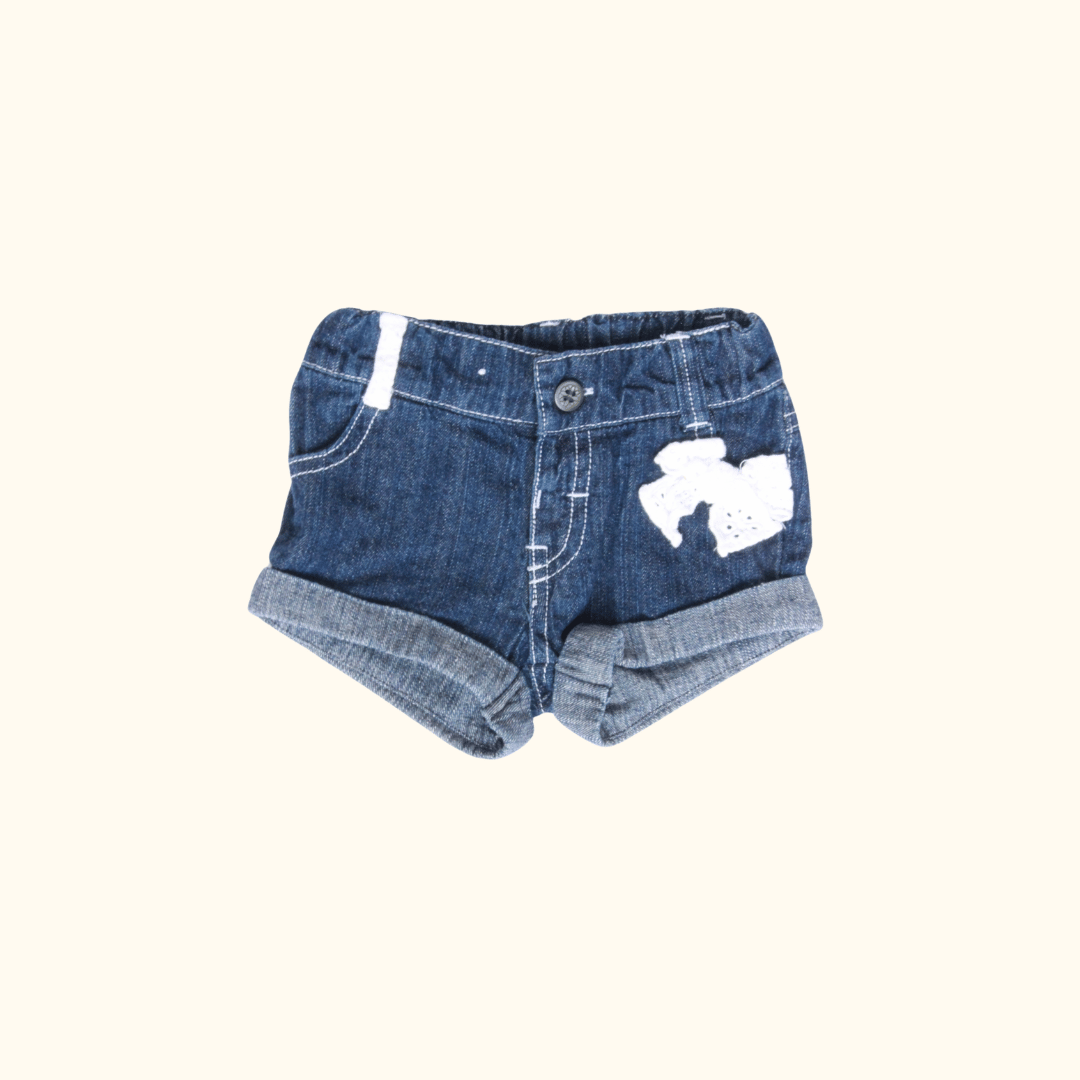 Blue Denim Shorts