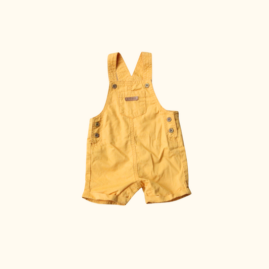 Yellow Short Overalls