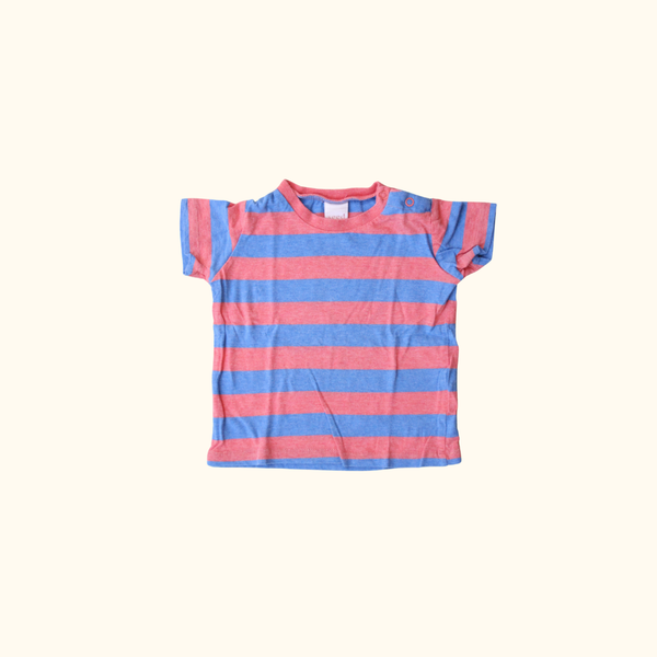 Blue and Red Striped T-Shirt