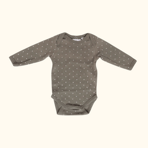 Green Polkadot Longsleeve Bodysuit