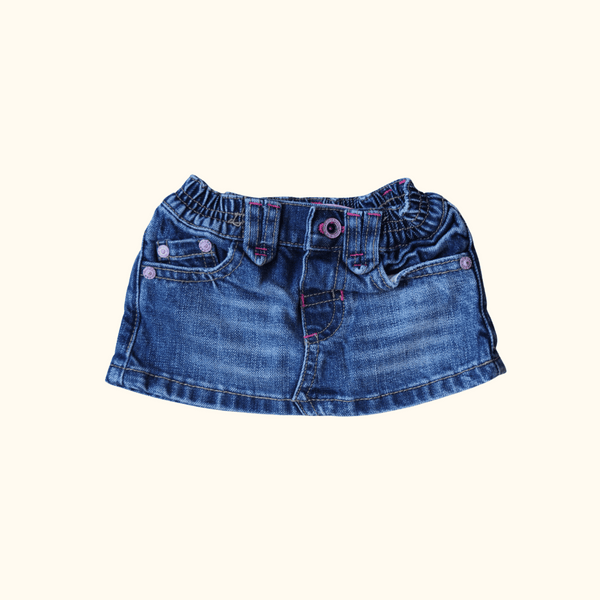 Denim Mini Skirt