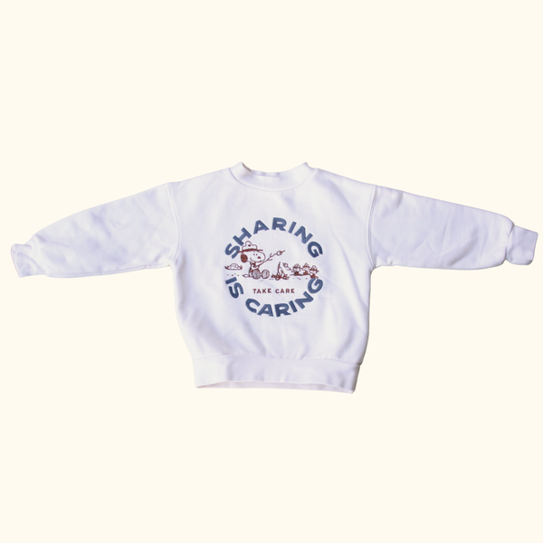 Beige Sweater with Graphic