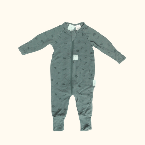 Green Printed onesie