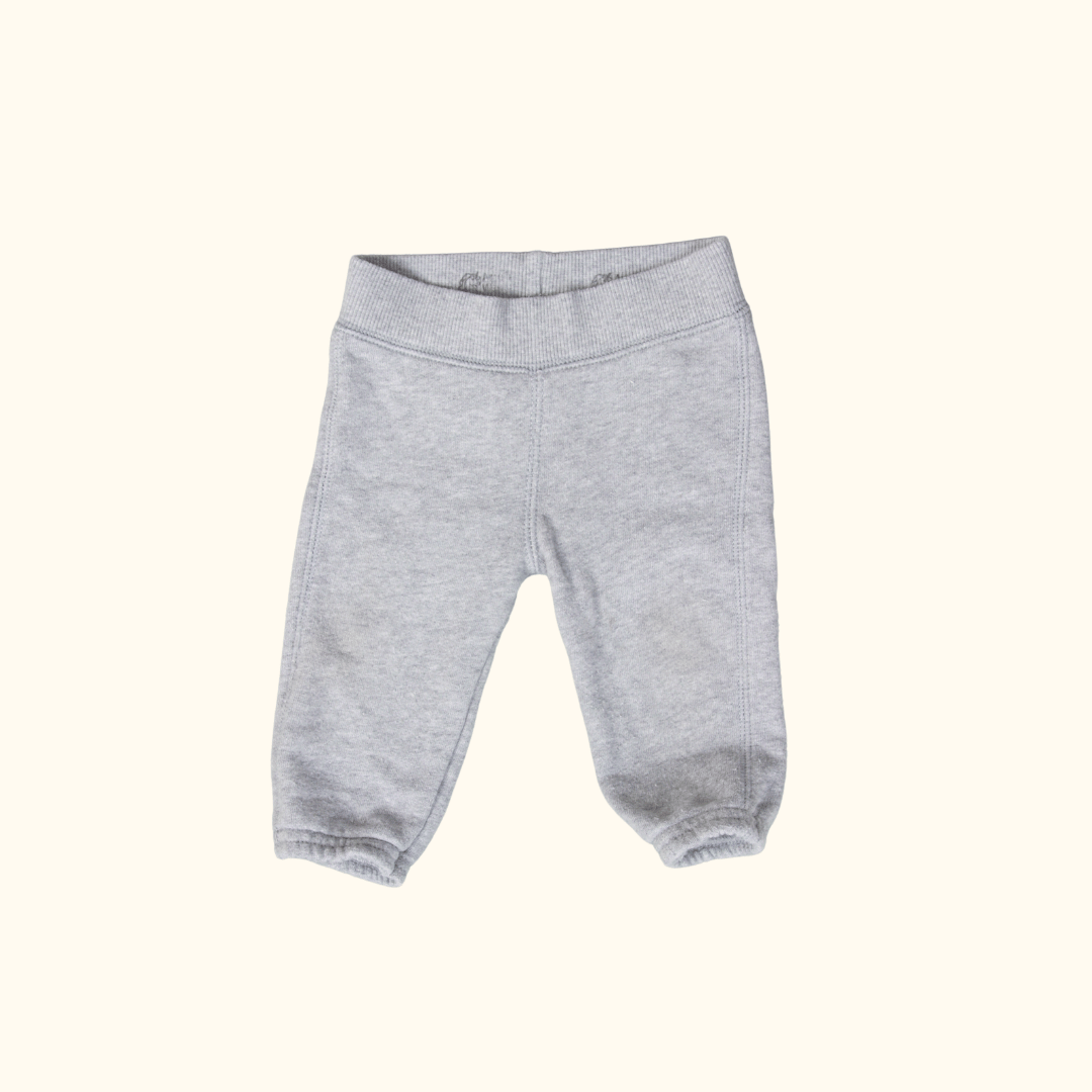 Grey Joggers with Bear Bottom