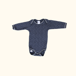 Navy Blue Bodysuit with Stars