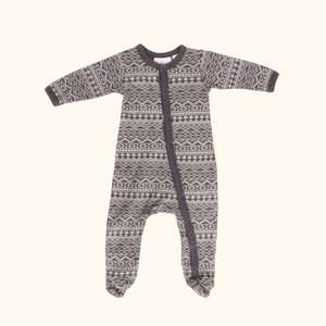 Grey Abstract  onesie