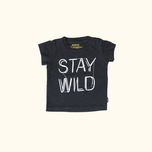 Black T-Shirt Stay Wild