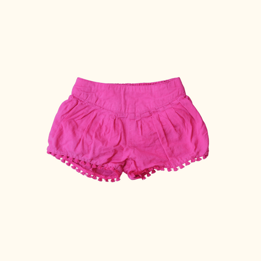 Pink Shorts with Frill