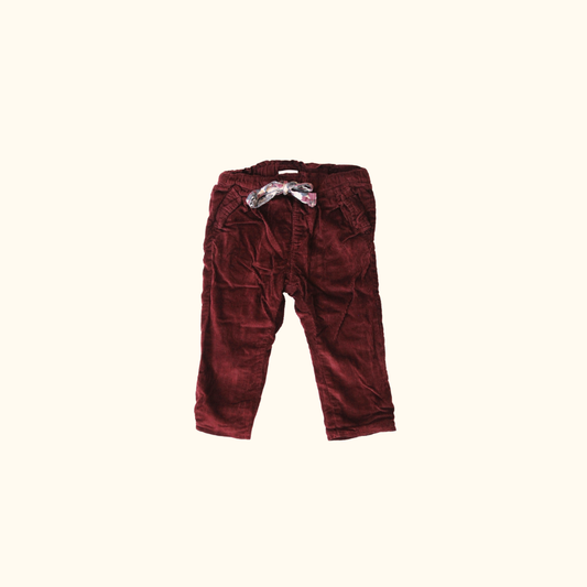 Burgundy Corduroy Pants